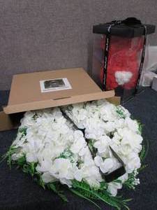 Floral Wreath, Rose Teddy Bear...