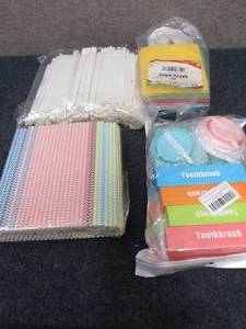Travel Toothbrushes, Gift Bags, Pap...