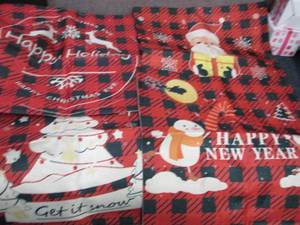 3- 4pks Holiday Pillow Covers 18 in...