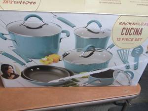 Rachael Ray Cucina 12-Pc. Nonstick ...