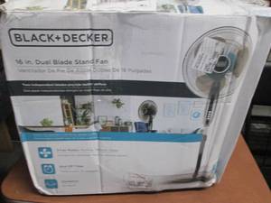 BLACKDECKER 16 Dual-Blade Pedesta...