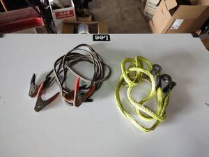 lot 53 image: jumper cables and toe rope