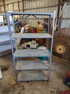 lot 64 image: 5 tier metal shelf