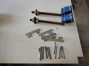lot 79 image: Gate hinges