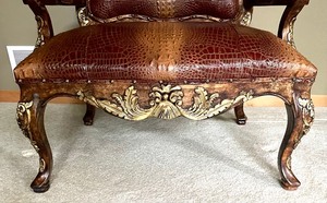 lot 13 image: Classic Designer Accent Chair by Robert Paul