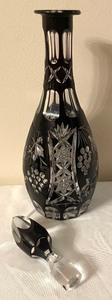 lot 63 image: Breathtaking Bohemian Crystal Decanter