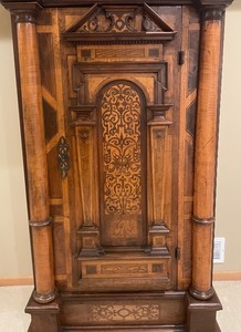 lot 2 image: Antique Biedermeier Cabinet from South Germany