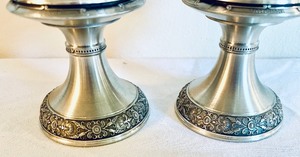 lot 260 image: Pair of Zinn Pewter Petite Goblets from W. Germany