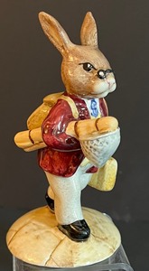 lot 164 image: Three Adorable  Royal Doulton Rabbit Figurines