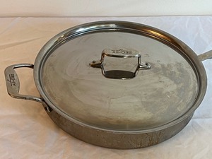 lot 168 image: All Clad 6 Quart Covered Frying Pan