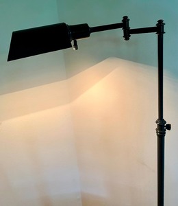 lot 27 image: Restoration Hardware Floor Lamp