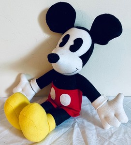 lot 247 image: Mickey Mouse, Minnie and Donald Duck Plush Toys
