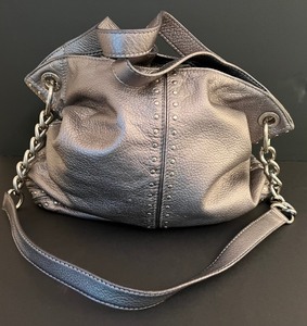 lot 200 image: Michael Kohrs Metallic Silver Handbag