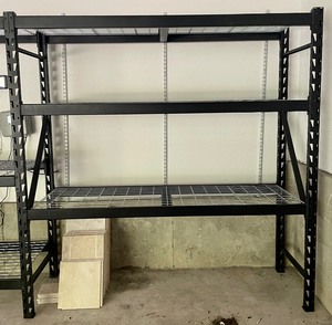 lot 317 image: Marvelous Metal Shelving Unit