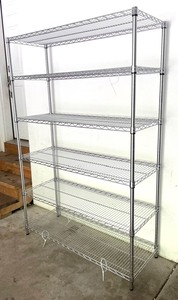lot 324 image: Metal Shelving Unit