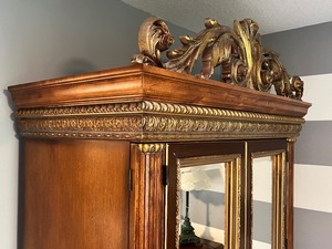 lot 9 image: Gorgeous Armoire Cabinet by Pulaski Furniture Corporation for Neiman Marcus