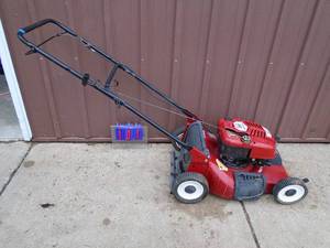 Craftsman 7 hp OHV 21 self propelled mulcher. Runs great. Engine brake will need a new cable before using. As shown.