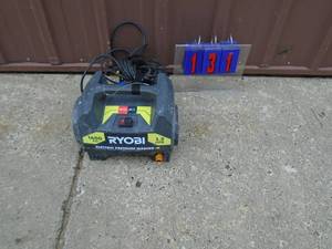 Ryobi 1600 pai pressure washer. No hose or wand. Starts up but unable to fully test. As shown.