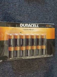 Duracell C14 PKgs Batteries...