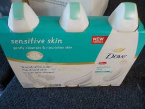 3 pack Dove Sensitive Skin Body Was...