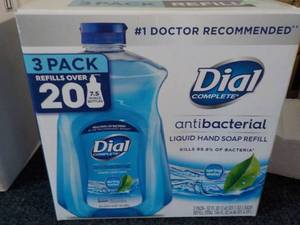 3 pack Dial Liquid Hand Soap Refill...