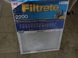 3 Filtrate 20 x 25 x 1 Filter...