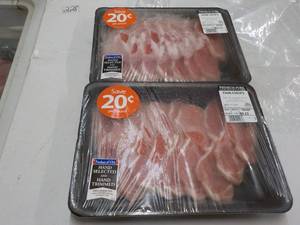 2 Frozen PKgs Thin Pork Chops...