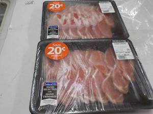 2 Frozen PKgs Thin Pork Chops...