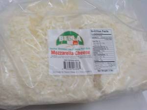 5 Lb. Frozen Bag Bella Mozzarella C...