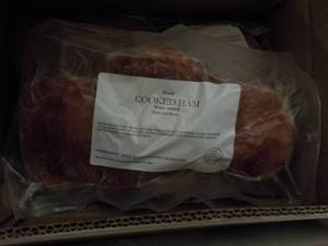 10 lb. Frozen Pkg Cooked Ham Pieces...