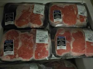 4 Frozen Pkgs Thick Pork Chops...