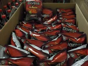 Case of Doritos Flamas Chips...