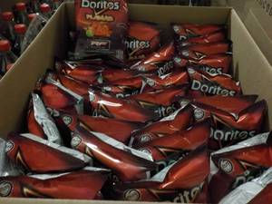 Case of Doritos Flamas Chips...