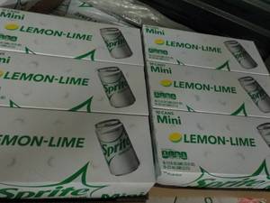 6 - 10 Packs Sprite Lemon Lime Mini...