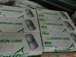 6 - 10 Packs Sprite Lemon Lime Mini...