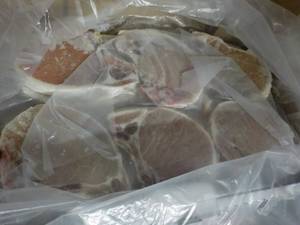10 lb. Box Frozen Bone In Pork Chop...
