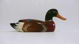 Wood Carved and Hand Painted Duck