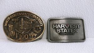 NDSU and Harvest States Belt Buckles