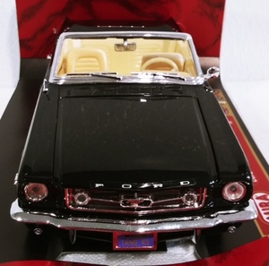 1965 Premium X 143 Ford Mustang Convertible PRD 251 Black Diecast Model