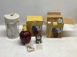 2 Ceramic Fragrance Lamps and Pampering Set of Satin Hands