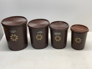 Vintage Tupperware Canisters with Lids
