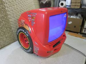 lot 12 image: (D-3) Lightning McQueen 13 TV with...