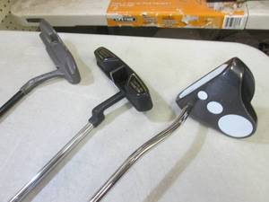 lot 31 image: (B-3) 3 Golf Putters ...