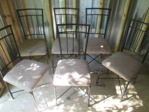 lot 39 image: (SHD) Set of 6 Chairs Padded Seats...
