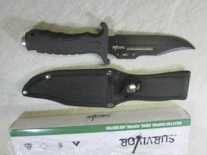 lot 48 image: (CNTR) Survivor 10 12 Fixed Blade...