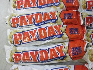 lot 74 image: (B-1) 12 King Size Pay Day Candy Ba...