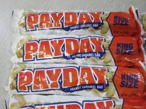 lot 79 image: (B-3) 12 King Size Pay Day Candy Ba...