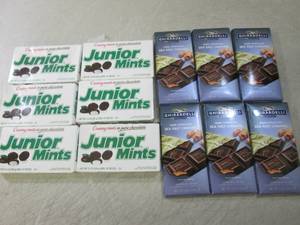 lot 85 image: (B-2) 6 Boxes Junior Mintsand 6 Dar...