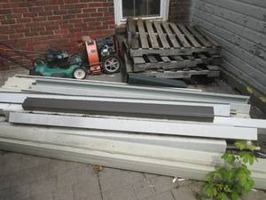 lot 99 image: (OS) Misc All Pictured Lawn Mower, ...