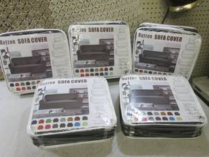 lot 105 image: (EW4) Lot of 5 Chair Stretch Covers...